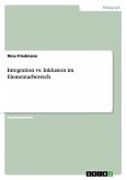 Integration vs. Inklusion im Elementarbereich