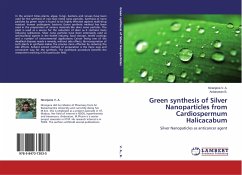 Green synthesis of Silver Nanoparticles from Cardiospermum Halicacabum