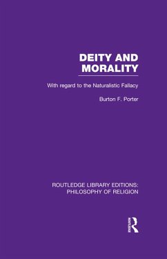 Deity and Morality (eBook, ePUB) - Porter, Burton F.