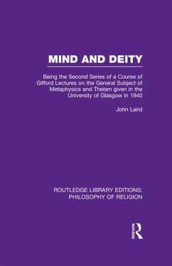 Mind and Deity (eBook, ePUB) - Laird, John