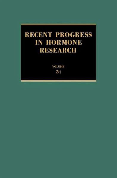 Recent Progress in Hormone Research (eBook, ePUB)