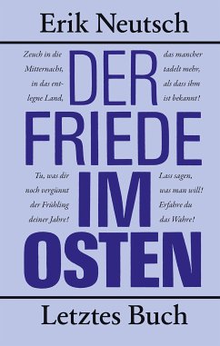 Der Friede im Osten. Letztes Buch (eBook, ePUB) - Neutsch, Erik