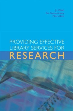 Cover Providing Effective Library Services for Research (eBook, PDF)