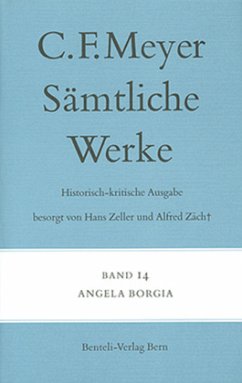 Cover Angela Borgia / Sämtliche Werke. Historisch-kritische Ausgabe 14