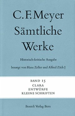 Cover Clara, Entwürfe, Kleine Schriften / Sämtliche Werke. Historisch-kritische Ausgabe 15