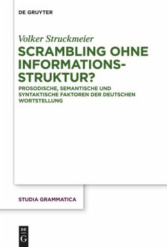 Scrambling ohne Informationsstruktur? - Struckmeier, Volker