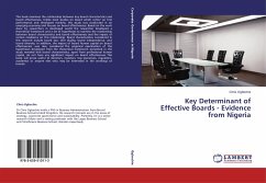 Key Determinant of Effective Boards - Evidence from Nigeria