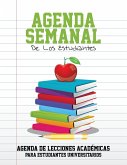 Agenda Semanal de Los Estudiantes Agenda de Lecciones Academicas Para Estudiantes Universitarios