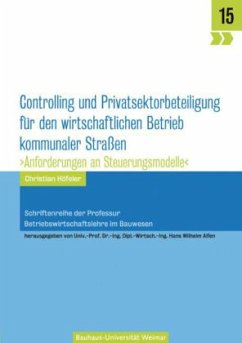 Cover Controlling und Privatsektorbeteiligung für den wirtschaftlichen Betrieb kommunaler Straßen