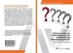 Warum nicht ein Internetportal für physikalische Therapieangebote?