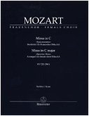 Missa in C "Spatzenmesse" KV 220 (196b), bearbeitet für Frauenchor SMAA, Partitur