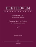 Konzert Nr. 3 in c für Klavier und Orchester op. 37, Partitur Konzert Nr. 3 in c für Klavier und Orchester op. 37, Partitur