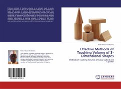 Effective Methods of Teaching Volume of 3-Dimensional Shapes