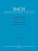 Concerto für Cembalo und Streicher g-Moll BWV 1058, Partitur Concerto für Cembalo und Streicher g-Moll BWV 1058, Partitur