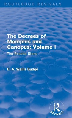 Cover The Decrees of Memphis and Canopus