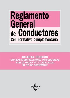 Reglamento general de conductores : con normativa complementaria - Editorial Tecnos