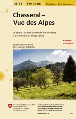 3315T Chasseral - Vue des Alpes Carte d'excursions - Bundesamt für Landestopografie swisstopo