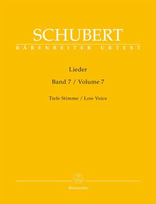 Lieder für Singstimme und Klavier, Tiefe Stimme