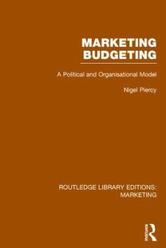Marketing Budgeting (RLE Marketing) - Piercy, Nigel