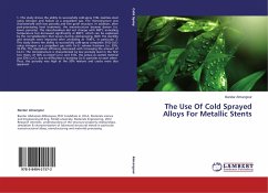 The Use Of Cold Sprayed Alloys For Metallic Stents