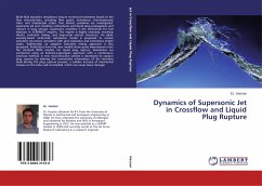 Dynamics of Supersonic Jet in Crossflow and Liquid Plug Rupture