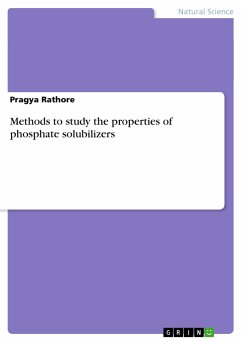 Methods to study the properties of phosphate solubilizers