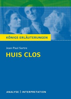 Huis clos (Geschlossene Gesellschaft) von Jean-Paul Sartre. - Sartre, Jean-Paul