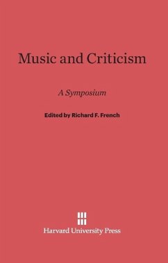 Music and Criticism