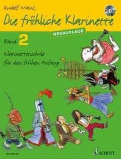 Cover Die fröhliche Klarinette, Lehrbuch, m. Audio-CD