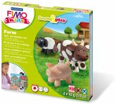 STAEDTLER FIMO kids 8034, ofenhärtende Modelliermasse, Set "Farm" mit 4 Blöcken 42 g, Modellierstab STAEDTLER FIMO kids 8034, ofenhärtende Modelliermasse, Set "Farm" mit 4 Blöcken 42 g, Modellierstab