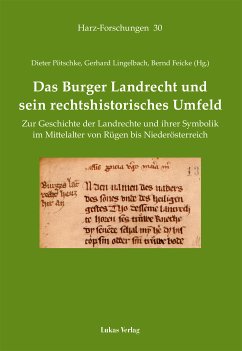 Cover Das Burger Landrecht und sein rechtshistorisches Umfeld