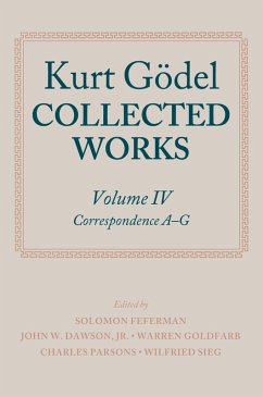 Cover Kurt Gödel: Collected Works: Volume IV (eBook, PDF)