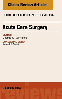 Cover Acute Care Surgery, An Issue of Surgical Clinics, E-Book (eBook, ePUB)