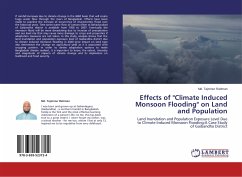 Effects of "Climate Induced Monsoon Flooding" on Land and Population