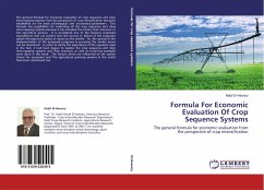 Formula For Economic Evaluation Of Crop Sequence Systems - El-Hawary, Nabil