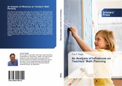 An Analysis of Influences on Teachers' Math Planning - Regis, Troy P.