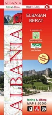 Albania hiking & biking 1:50000 - Huber Kartographie GmbH
