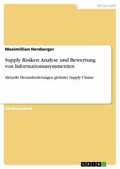 Supply Risiken: Analyse und Bewertung von Informationsasymmetrien - Herzberger, Maximillian
