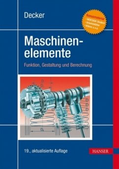 Decker Maschinenelemente, m. Sonderband 