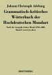 Grammatisch-kritisches Wörterbuch der... - Bild 1
