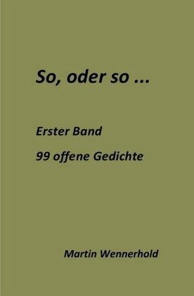 So, oder so ... So, oder so ...
