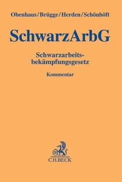 Cover Schwarzarbeitsbekämpfungsgesetz