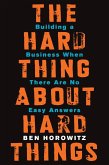 The Hard Thing About Hard Things (eBook, ePUB)