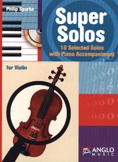 Cover Super Solos, für Violine und Klavier, m. Audio-CD