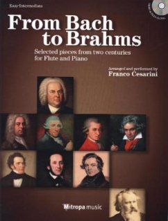 From Bach to Brahms, für Querflöte und Klavier, m. Audio-CD - Bach, Johann Sebastian