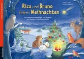 Rica und Bruno feiern Weihnachten, m. Stoffschaf