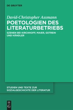 Poetologien des Literaturbetriebs - Assmann, David-Christopher