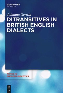 Ditransitives in British English Dialects - Gerwin, Johanna