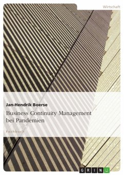Business Continuity Management bei Pandemien (eBook, ePUB)