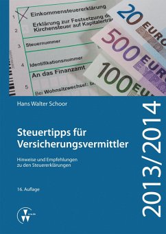 Steuertipps für Versicherungsvermittler (eBook, PDF) - Schoor, Hans Walter